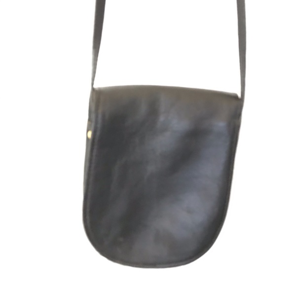 Style Florence Vintage Black Leather crossbody bag - Picture 7 of 8